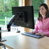 MGTC SHOP 45-241-026 LX Desk זרוע שולחנית ארגונומית למסך office