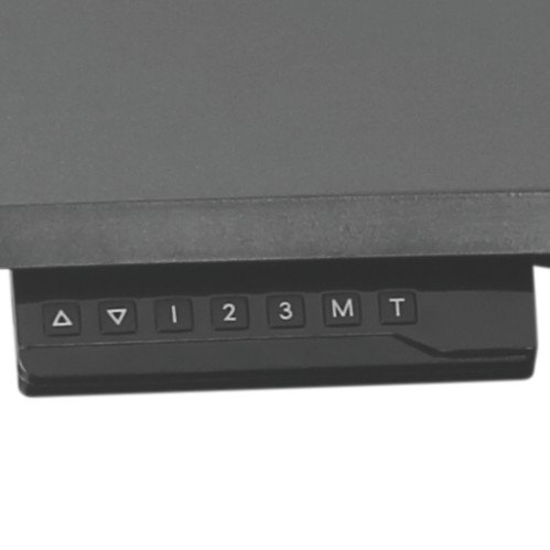 YG-FWS08 עמדת סטנד חשמלי למחשב נייד עם מדף נפרד למקלדת ועכבר גובה מתכוונן צבע שחור